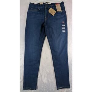 Levi's 711 Skinny Women's Size 30x26 Dark Denim Blue Jeans Mid Rise NWT